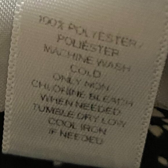 Loft long sleeve, black & white tunic w/varigated patterns, size XL - Picture 9 of 9